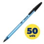 Bic Cristal Soft B50 Negro Caja de 50 Unidades
